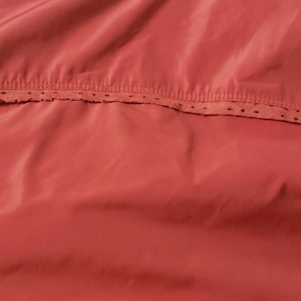 Chico's Finley red ochre jacket with suede detail NWT - Picture 7 of 9